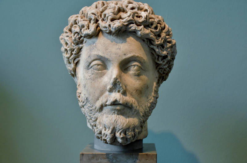 Head of Marcus Aurelius, without a nose